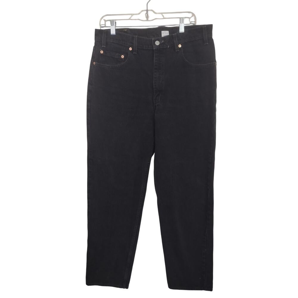 Vintage‎ Y2K Levi's 550 Black Jeans 34 Casual Preppy Classic